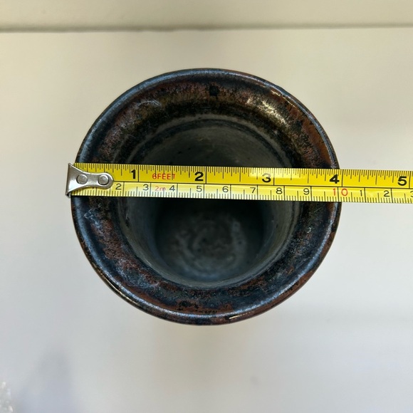 Studio Pottery Vase/candle holder/crafted style of the Leach Pottery trad - Picture 4 of 7